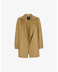 Theory - Clairene Boxy-fit Wool And Cashmere-blend Jacket - Lyst
