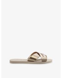 Havaianas - Aqua Cross-Strap Rubber Flip Flops - Lyst