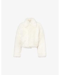 Bottega Veneta - Cropped Regular-Fit Fur Jacket - Lyst