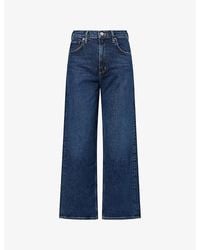 Agolde - Ren Wide-Leg Stretch-Denim Jeans - Lyst