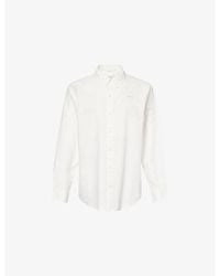 Mother - The Bestie Logo-Embroidered Cotton Shirt - Lyst