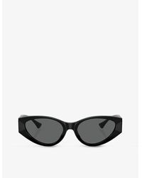Versace - Ve4454 Logo-embellished Acetate Sunglasses - Lyst