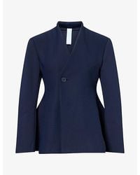CFCL - Milan Collarless Flared Knitted Jacket - Lyst