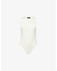 Represent - Control Sleeveless Stretch-Woven Bodysuit - Lyst