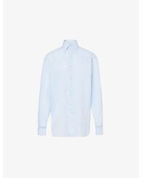 Woera - Classic Long-sleeved Relaxed-fit Linen Shirt - Lyst