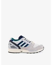 adidas - Zx 8000 Mesh And Suede Trainers - Lyst