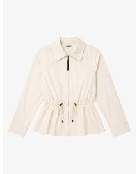 Ro&zo - Drawstring Water-Resistant Cotton-Nylon Jacket - Lyst