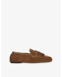 Dune - Grounding Suede Loafers - Lyst