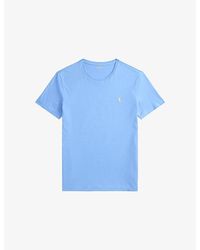 Polo Ralph Lauren - Logo-Embroidered Regular-Fit Cotton-Jersey T-Shirt - Lyst
