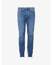 Neuw - Lou Slim-fit Straight Cotton-blend Jeans - Lyst