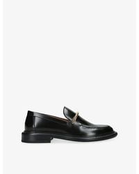 Givenchy - Pinch Brushed Leather Loafers - Lyst