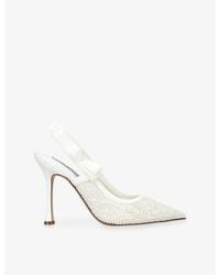 Steve Madden - Brylie-P Mesh Slingbacks - Lyst