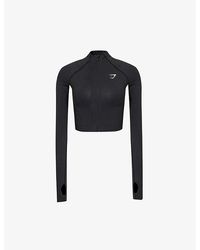 GYMSHARK - Vital Seamless 2.0 Stretch-jersey Jacket X - Lyst
