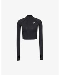 GYMSHARK - Vital Seamless 2.0 Stretch-Jersey Jacket - Lyst