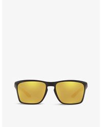 Oakley - Oo9448 Sylas Polarised Rectangular-frame Acetate Sunglasses - Lyst