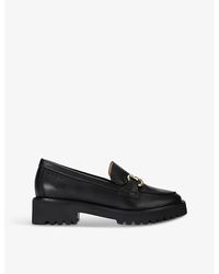 Carvela Kurt Geiger - Chester Comfort-Sole Faux-Leather Loafers - Lyst