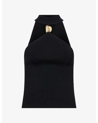 Jonathan Simkhai - Renlen Metal-Hardware Wool Top - Lyst