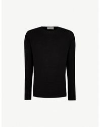 John Smedley - Lundy Crewneck Wool Jumper - Lyst