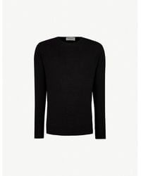 John Smedley - Lundy Crewneck Wool Jumper - Lyst