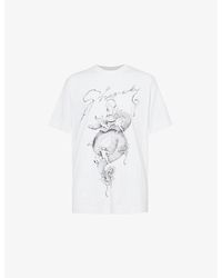 Givenchy - Graphic-Print Regular-Fit Cotton T-Shirt - Lyst