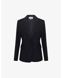 Reiss - Vy Haisley Single-breasted Wool-blend Blazer - Lyst