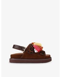 KG by Kurt Geiger - Rita Tassel Leather Sandals - Lyst