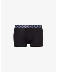 Derek Rose - Dr Band 61 Hipster Stretch-cotton Boxers - Lyst