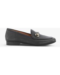 Dune - Grandeur Wide-fit Leather Loafers - Lyst