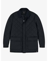 BOGGI - Padded Patch-Pocket Woven Peacoat - Lyst