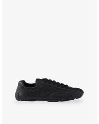Prada - Montecarlo Leather Trainers - Lyst
