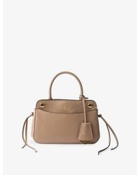 Prada - Carry Mini Leather Top-Handle Bag - Lyst