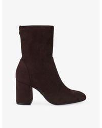 Carvela Kurt Geiger - Vito Heeled Faux-Leather Ankle Boots - Lyst