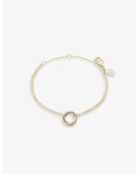 Cartier - Trinity 18ct White, Yellow And Rose-gold Bracelet - Lyst