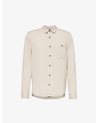 PAIGE - Wardin Chest-pocket Woven Shirt - Lyst