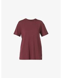 Sweaty Betty - Soft Flow Studio Longline Stretch-Woven T-Shirt - Lyst