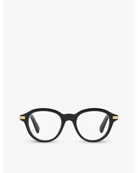 Cartier - 6l001665 Ct0419o Round-frame Acetate Optical Glasses - Lyst