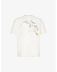 Palm Angels - foggy Graphic-print Cotton-jersey T-shirt X - Lyst