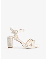 Dune - Manifests Woven Heeled Sandals - Lyst