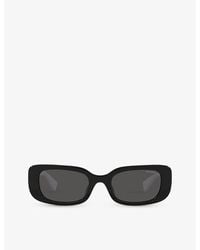 Miu Miu - Mu 08ys Tinted-lens Rectangle-frame Acetate Sunglasses - Lyst