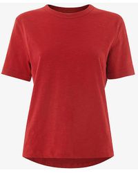 Whistles - Emily Ultimate Cotton-jersey T-shirt - Lyst