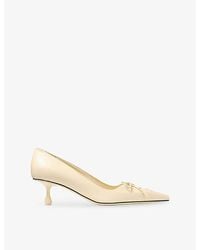 Jimmy Choo - Scarlett 50 Printed Leather Pumps - Lyst