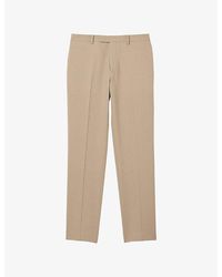 Sandro - Berkeley Slim-Fit Tapered Wool Trousers - Lyst
