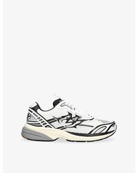 Amiri - M Tech Mesh And Leather Trainers - Lyst
