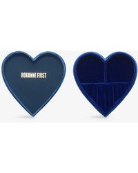 Roxanne First - Unisex Heart-shape Velvet Jewellery Box - Lyst