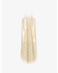 Zadig & Voltaire - Ristyl Sequin-Print Woven Maxi Dress - Lyst