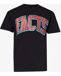 Market - X Npr Facts Brand-print Cotton-jersey T-shirt - Lyst