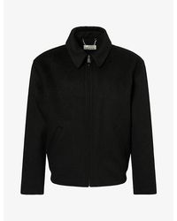 Jonathan Simkhai - Quinn Zip-Up Wool-Blend Jacket - Lyst