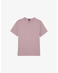 Reiss - Bless Crewneck Short-Sleeve Cotton T-Shirt - Lyst