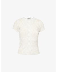 Dissh - Lizzie Semi-Sheer Woven Top - Lyst