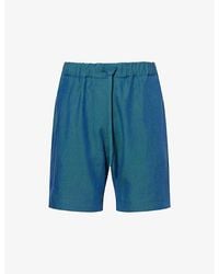 MISSING CLOTHIER - Classic Relaxed-Fit Linen Shorts - Lyst